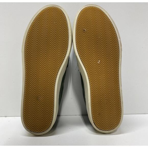 TORY BURCH Pom Pom Satin Platform Sneaker In Green - Daphne Style - Picture 10 of 13